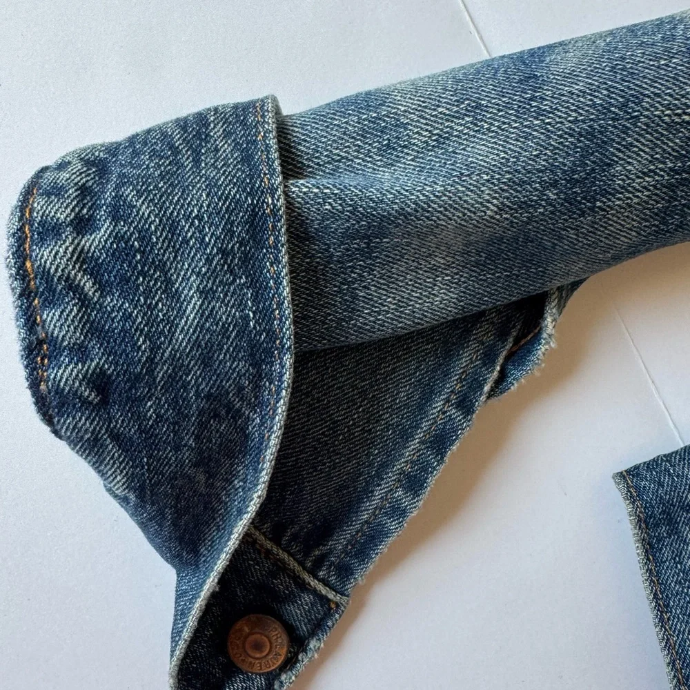 Ralph Lauren Polo Distressed Blue Denim Jacket - Picture 8 of 16